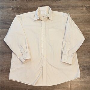 Roundtree & Yorke Gold Label Fitted Dress Shirt Size 17.5 / 34